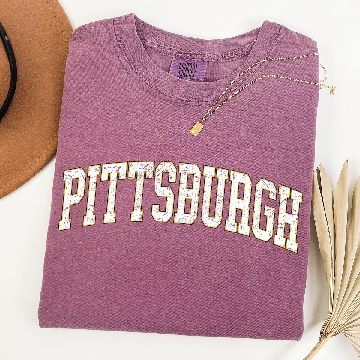 Pittsburgh Football Game Day Tailgate Party State University Pride Comfort Colors Tee