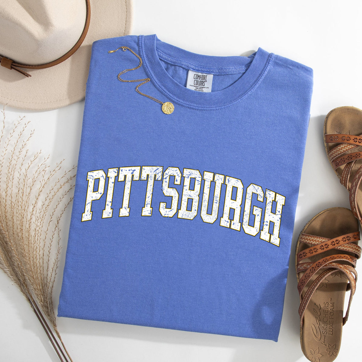 Pittsburgh Football Game Day Tailgate Party State University Pride Comfort Colors Tee