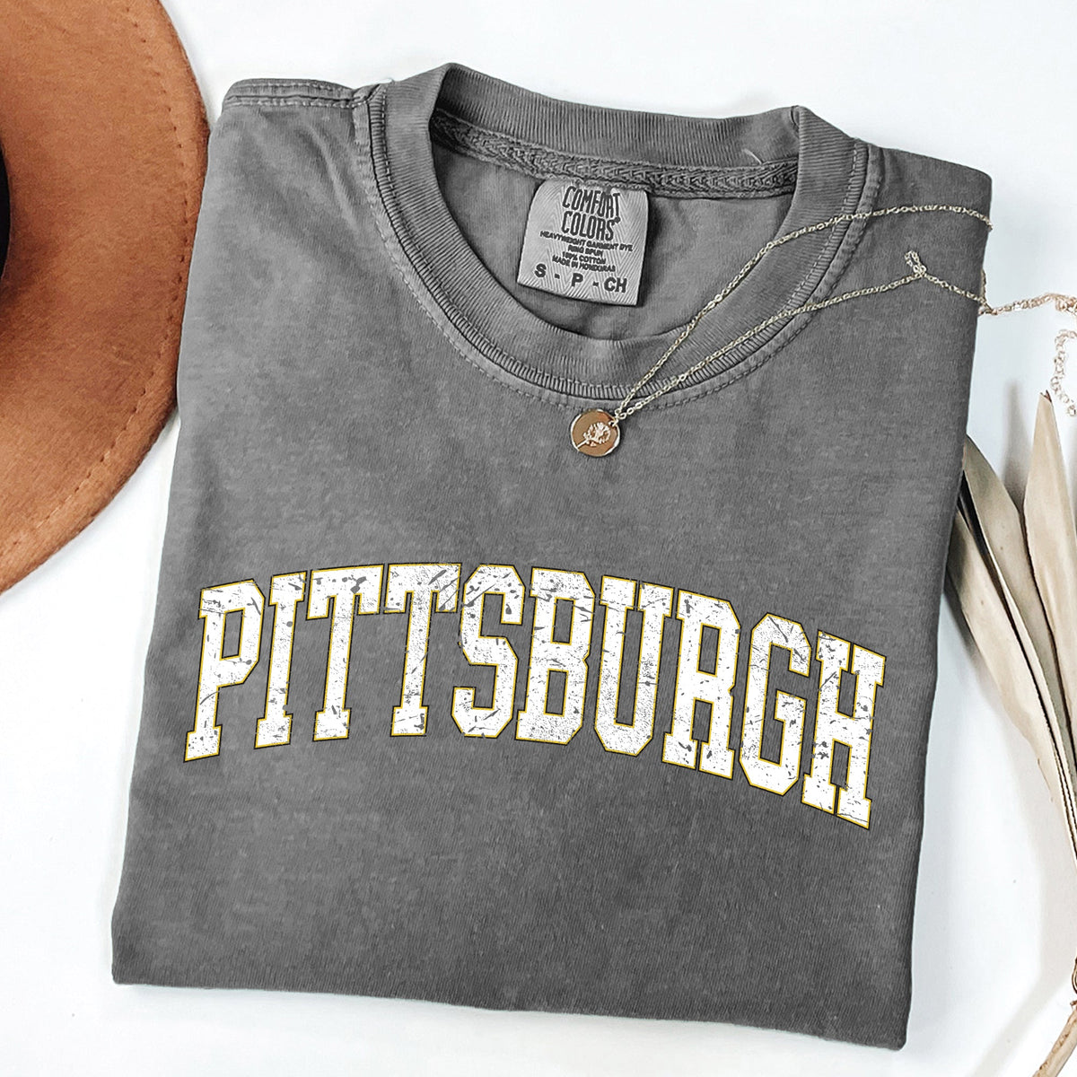 Pittsburgh Football Game Day Tailgate Party State University Pride Comfort Colors Tee
