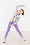 SALE Playful Purple Active Legging