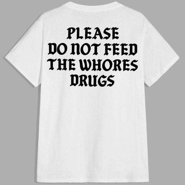 "Please Do Not Feed" Funny Graphic Tee - Sarcastic "The Animals" Shirt, Zoo Humor Apparel