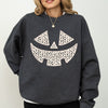 Polka Dot Jack-O-Lantern Dalmatian Pumpkin Witch Halloween Costume Trick-Or-Treat Sweatshirt