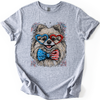 Pomeranian Patriotic Dog USA Flag Lover 4th Of July Celebration For Pet Lovers Graphic Tee