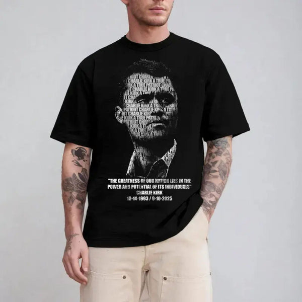"Pray for Charlie Kirk" T-Shirt - Patriotic Faith-Based Tee, Unisex Statement Shirt