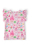 Princess & the Froggie S/S Ruffle Tee