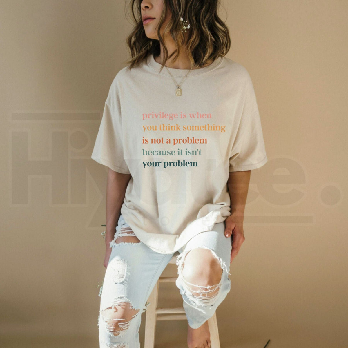 "Privilege Is When..." Social Justice T-Shirt – Retro Feminist & Empowering Tee