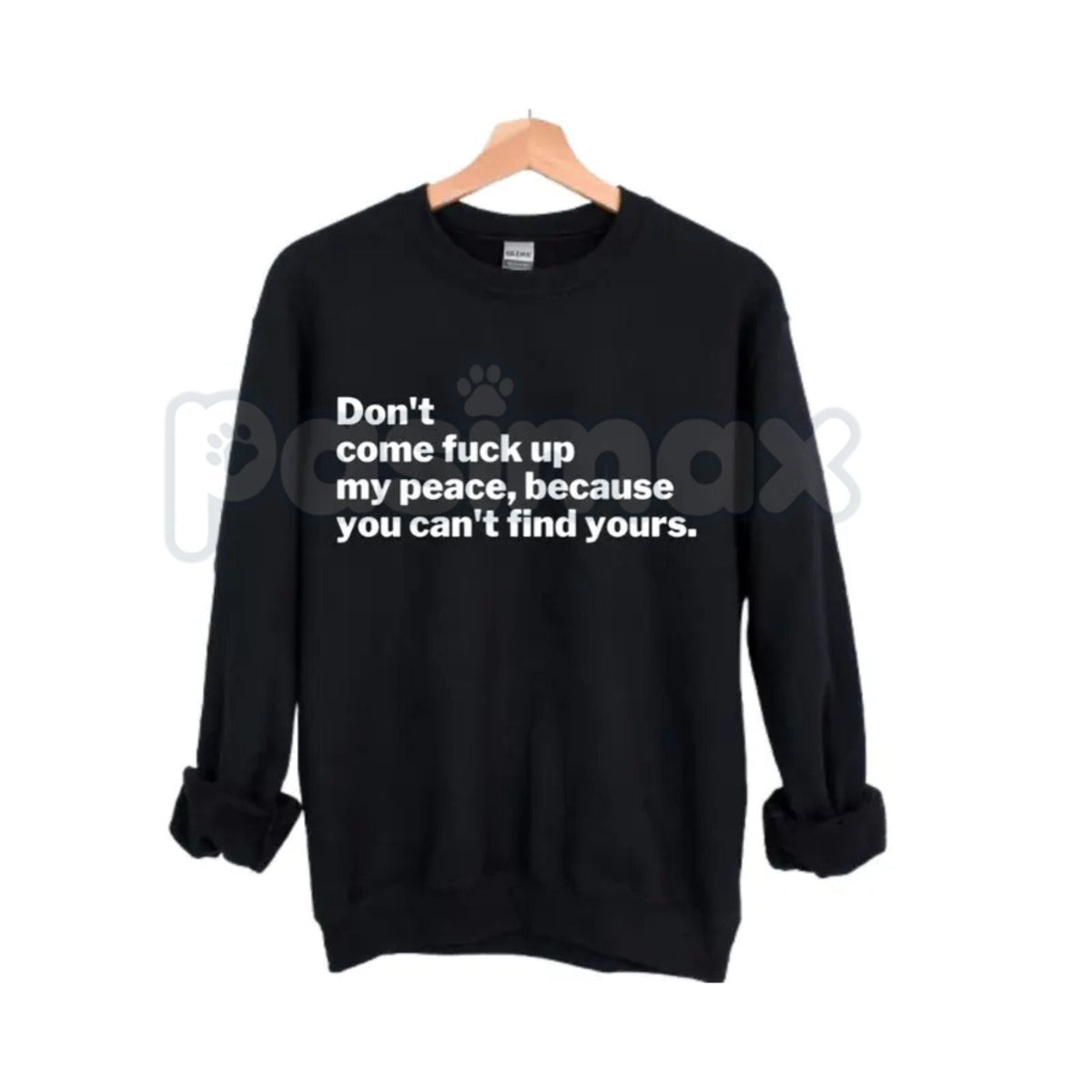 Protect My Peace Sweatshirt | Set Boundaries Mental Health Crewneck | Assertive Self-Care Jumper | Tranquility Statement Top