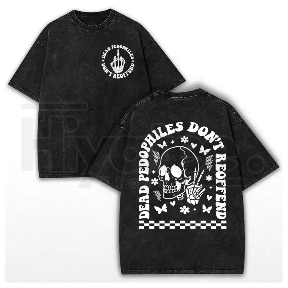 Protect Our Kids Vintage Washed T-Shirt – Bold Awareness Graphic Cotton Streetwear Tee