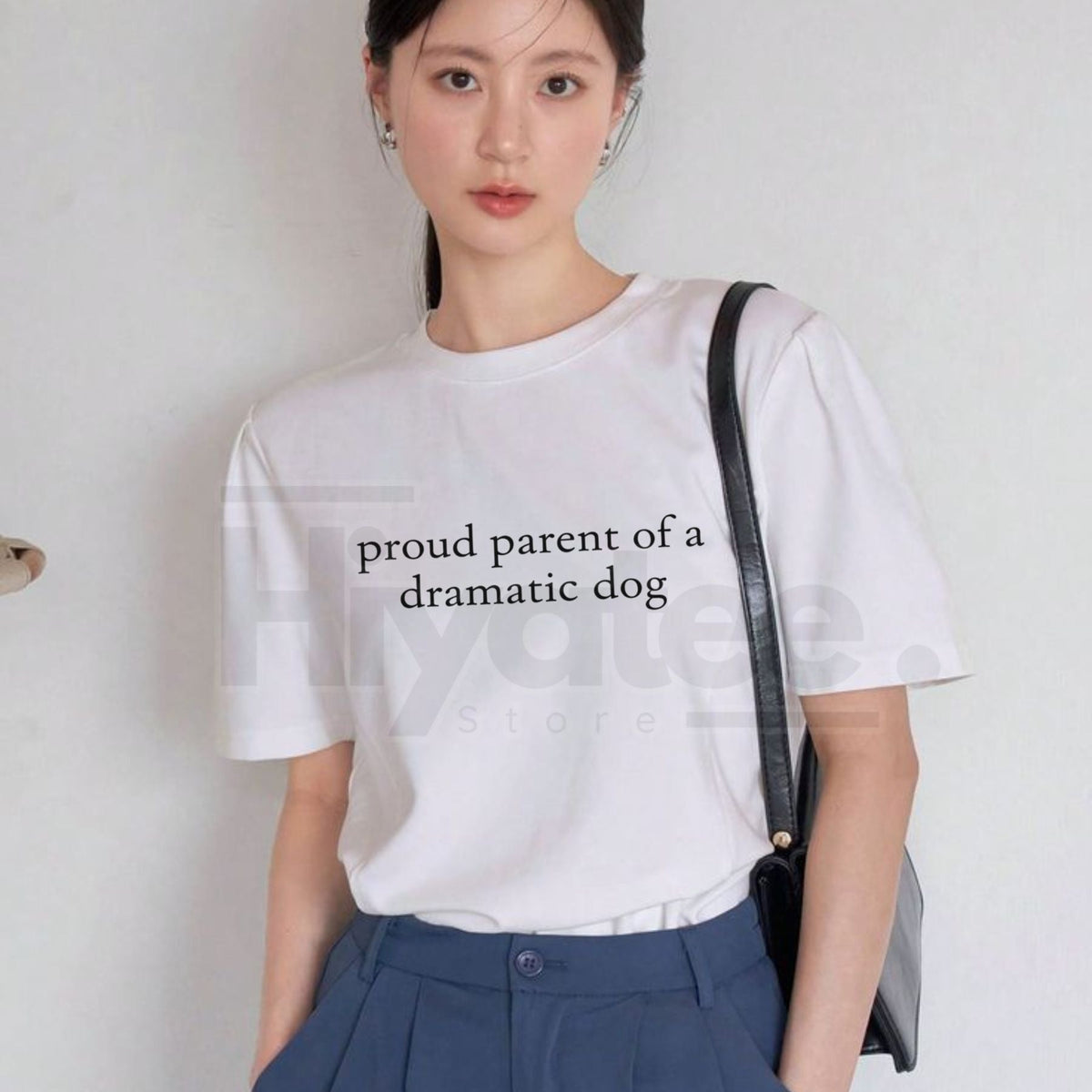 "Proud Parent Of A Dramatic Dog" Classic T-Shirt – Funny Theatrical Pet Humor Tee
