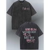 Psalm 46:5 T-Shirt – Washed Cotton Dual-Sided Christian Tee, Retro Loose Fit