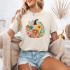 Pumpkin Floral Halloween Autumn Cozy Seasonal Vibes Festive Harvest Moon Charm Graphic Tee