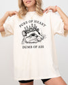 Pure Of Heart, Dumb Of Ass Possum Opossum Quote Statement Edition Comfort Colors Tee