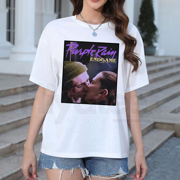 "Purple Rain End Game" T-Shirt – Legendary Musician Tribute Graphic Tee