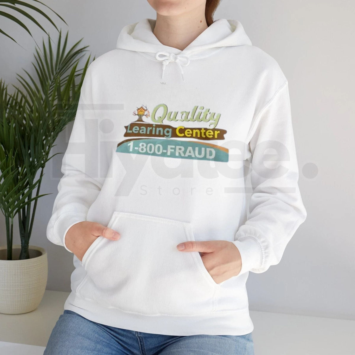 "Quality Learning Center" Funny Education Hoodie