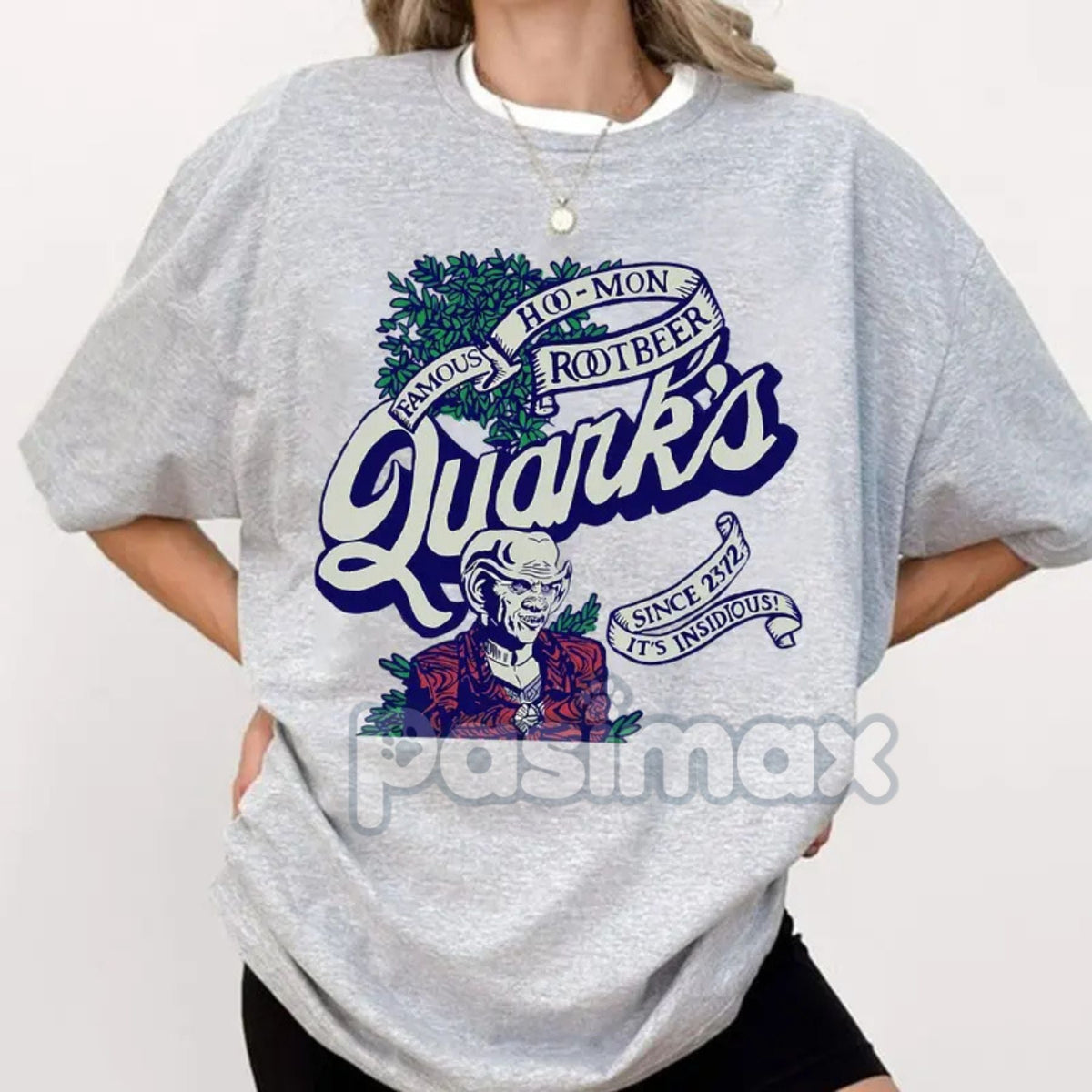 Quark's Root Beer T-Shirt - Star Trek Deep Space Nine Insidious Tee, Retro Sci-Fi Fan Apparel