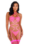Lace Criss Cross Teddy