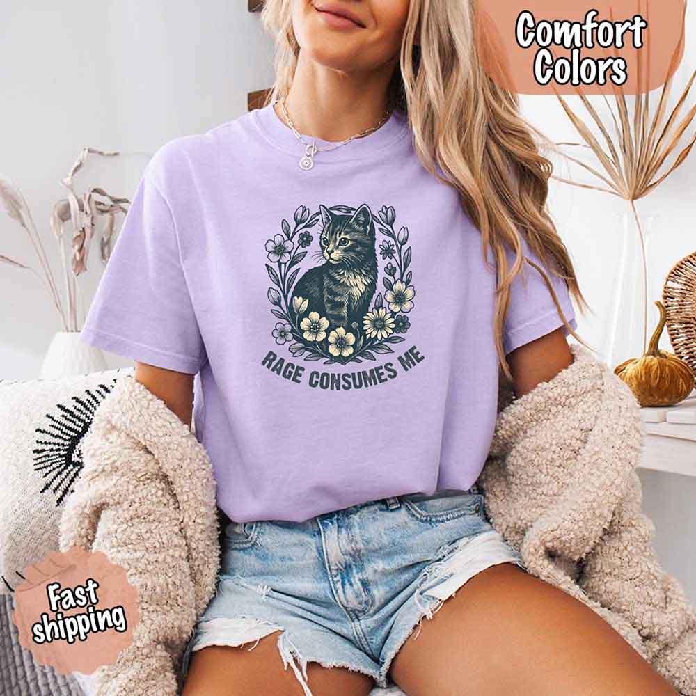 Rage Consumes Me Comfort Colors Shirt – Funny Meme Tee