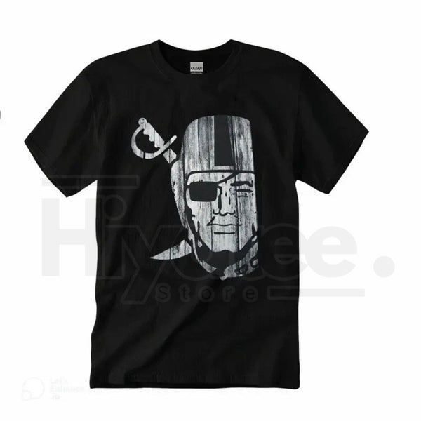 "Raider Nation" – Classic Silver and Black Football Fan Unisex Trend Tee