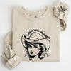Raising Hell Since Birth Cowgirl Sassy Western Rebel Statement Sweatshirt For Bold Souls