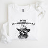 Rambunctious Era Raccoon Meme Aesthetic Funny Pop Culture Icon Cozy Fleece Edition Sweatshirt