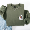 Reading Ghost Cat Funny Halloween Book Library Spooky Cozy Night Pocket Sweatshirt