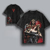 Reaper of Mars Vintage Washed T-Shirt – Dystopian Sci-Fi Oversized Cotton Graphic Tee