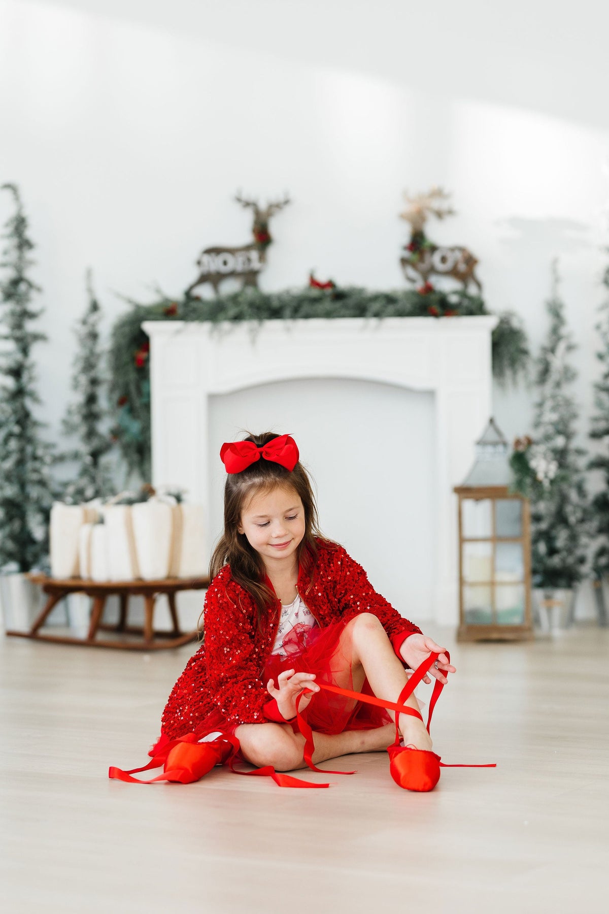 Red Velvet Sequin Jacket