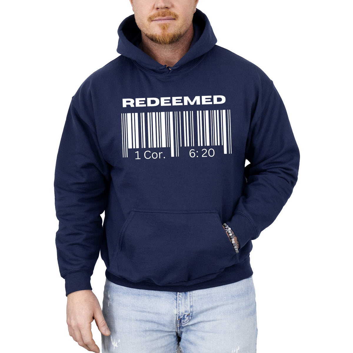 Redeemed Faith Christian Jesus Gospel Religious Affirmation For Believers Hoodie