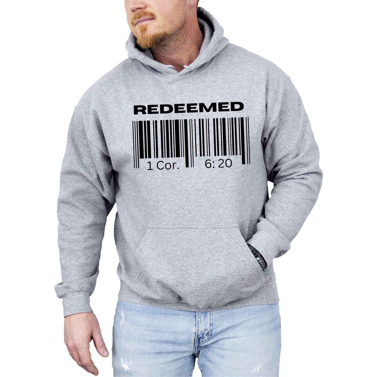 Redeemed Faith Christian Jesus Gospel Religious Affirmation For Believers Hoodie