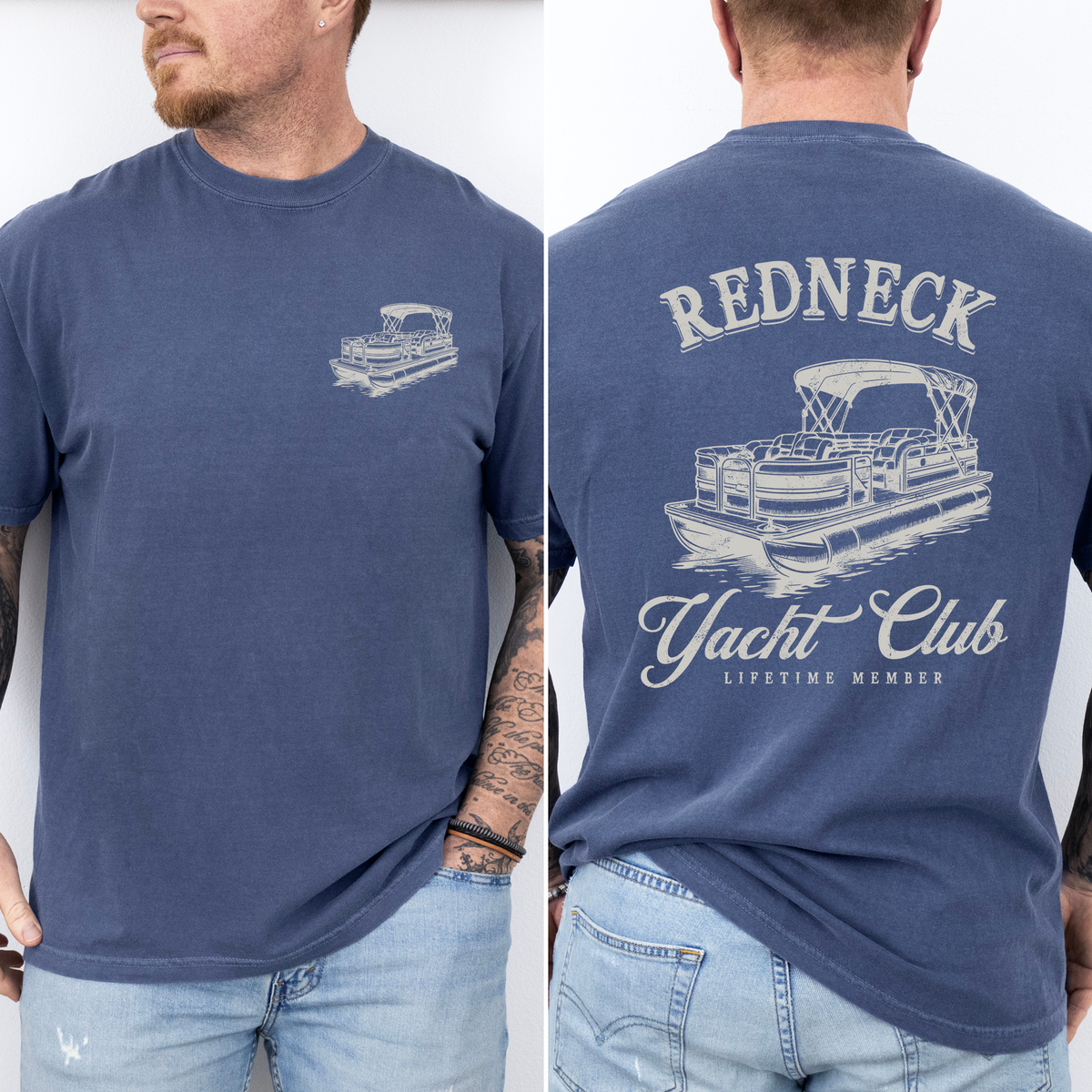 Redneck Yacht Club Comfort Colors Tee For Boating Lake Life Enthusiasts