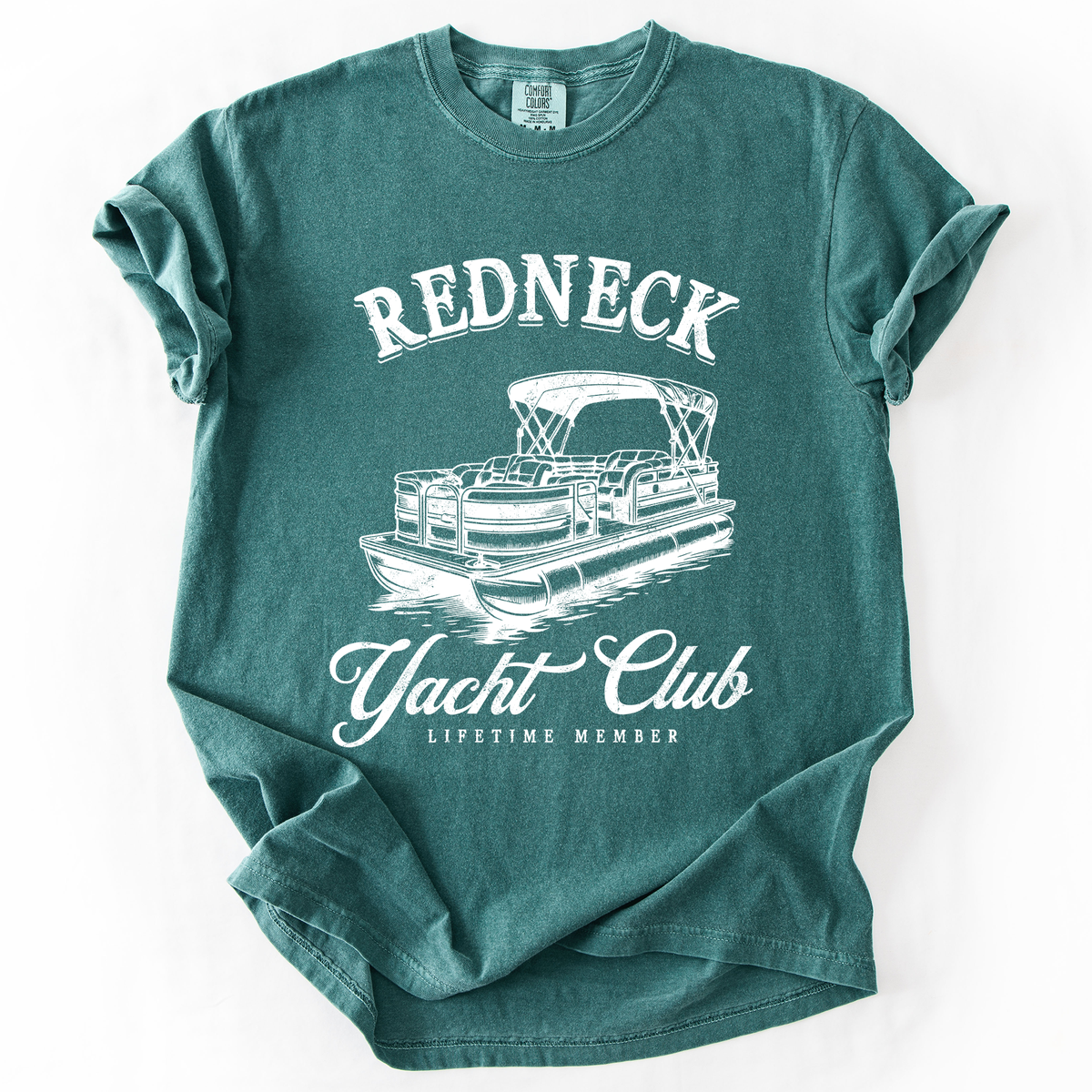 Redneck Yacht Club Funny Summer Beach Hot Girl Summer Sunshine Comfort Colors Tee
