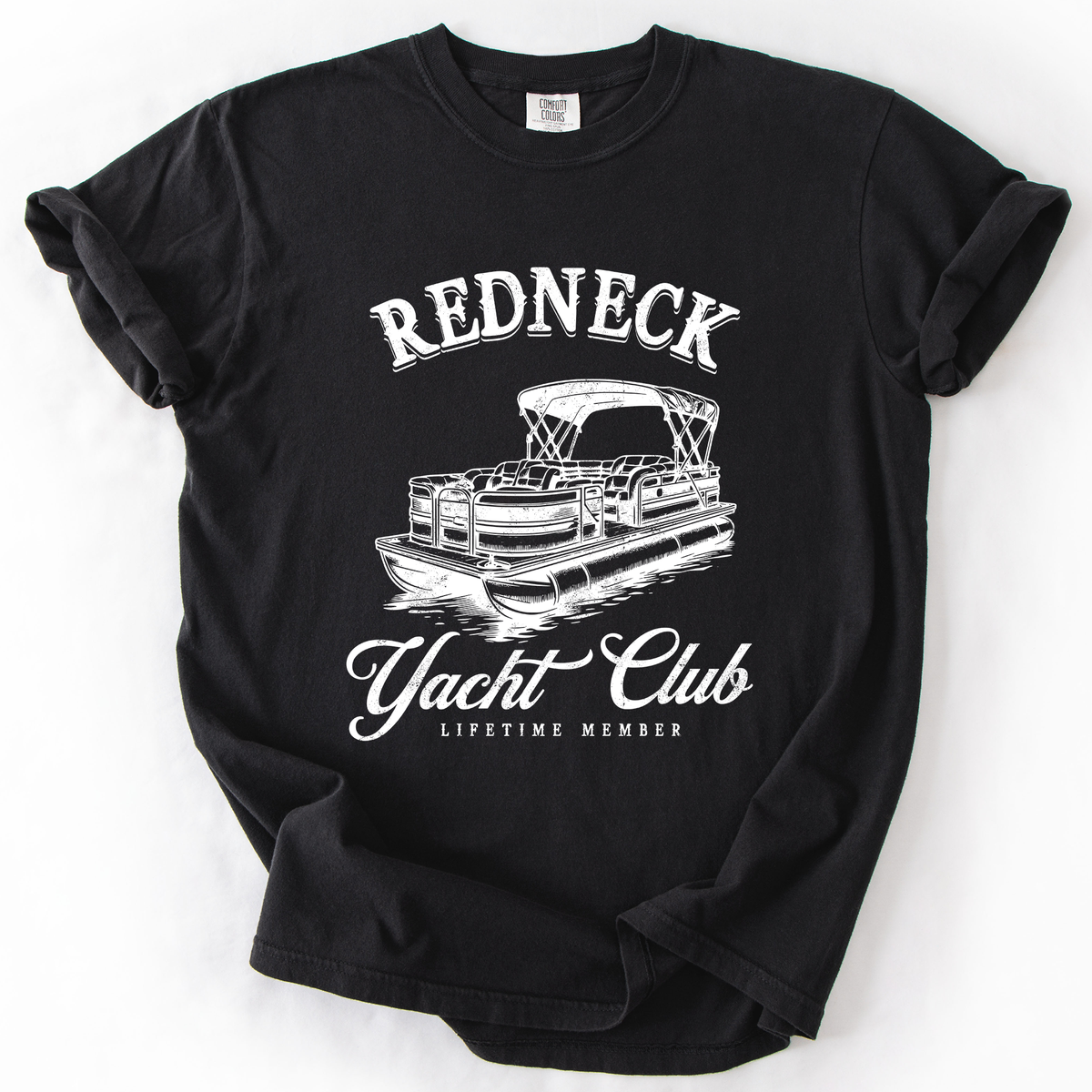 Redneck Yacht Club Funny Summer Beach Hot Girl Summer Sunshine Comfort Colors Tee