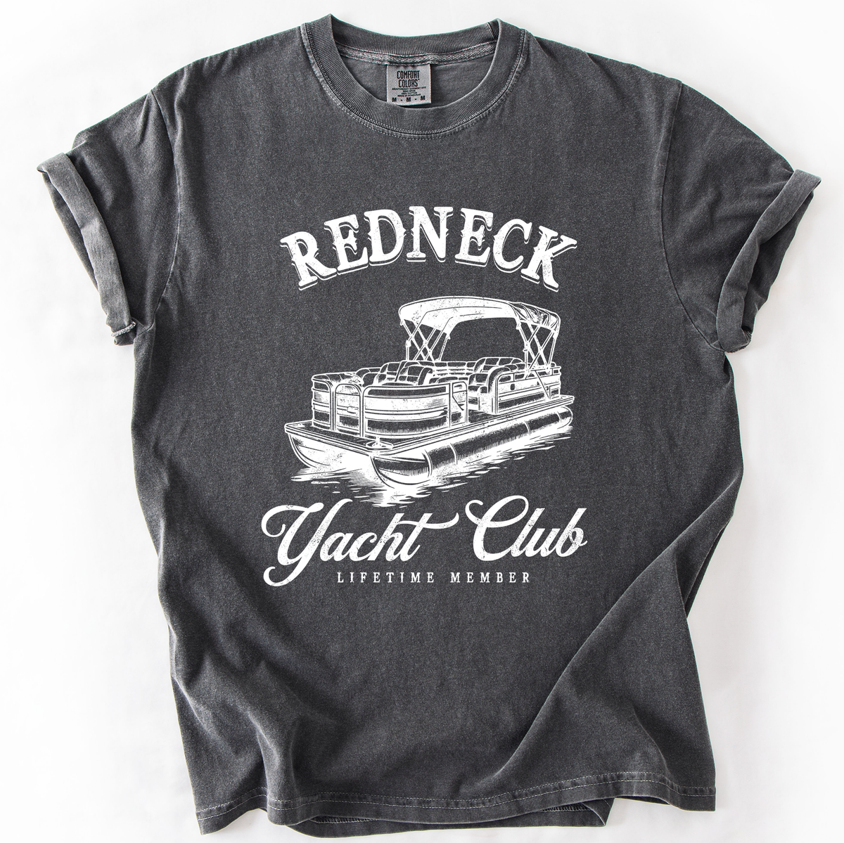 Redneck Yacht Club Funny Summer Beach Hot Girl Summer Sunshine Comfort Colors Tee