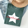 Retro America Star Comfort Colors Tee