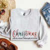 Retro Christmas Hallmark Best Things Seasonal Cozy Vintage Style Holiday Print Sweatshirt