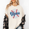 Retro Leopard Baseball Mama Sports Mother's Day Edition Graphic Comfort Colors Tee