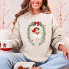 Retro Santa Christmas Vintage Festive Nostalgic Holiday Cheer Old Fashioned Christmas Charm Classic Seasonal Sweatshirt
