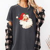 Retro Santa Christmas Sparkles Vintage Winter Snow Xmas Festive Premium Graphic Tee