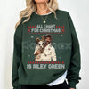 Retro Christmas Wish Sweatshirt | Vintage Holiday Sweater | All I Want For Christmas Crewneck
