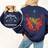 Retro Eddie Munson 2-Sided Sweatshirt | Hellfire Club Fan Crewneck | Eddie Munson Tribute Jumper | 80s Rock Aesthetic Sweatshirt | Hawkins 1986 Shirt