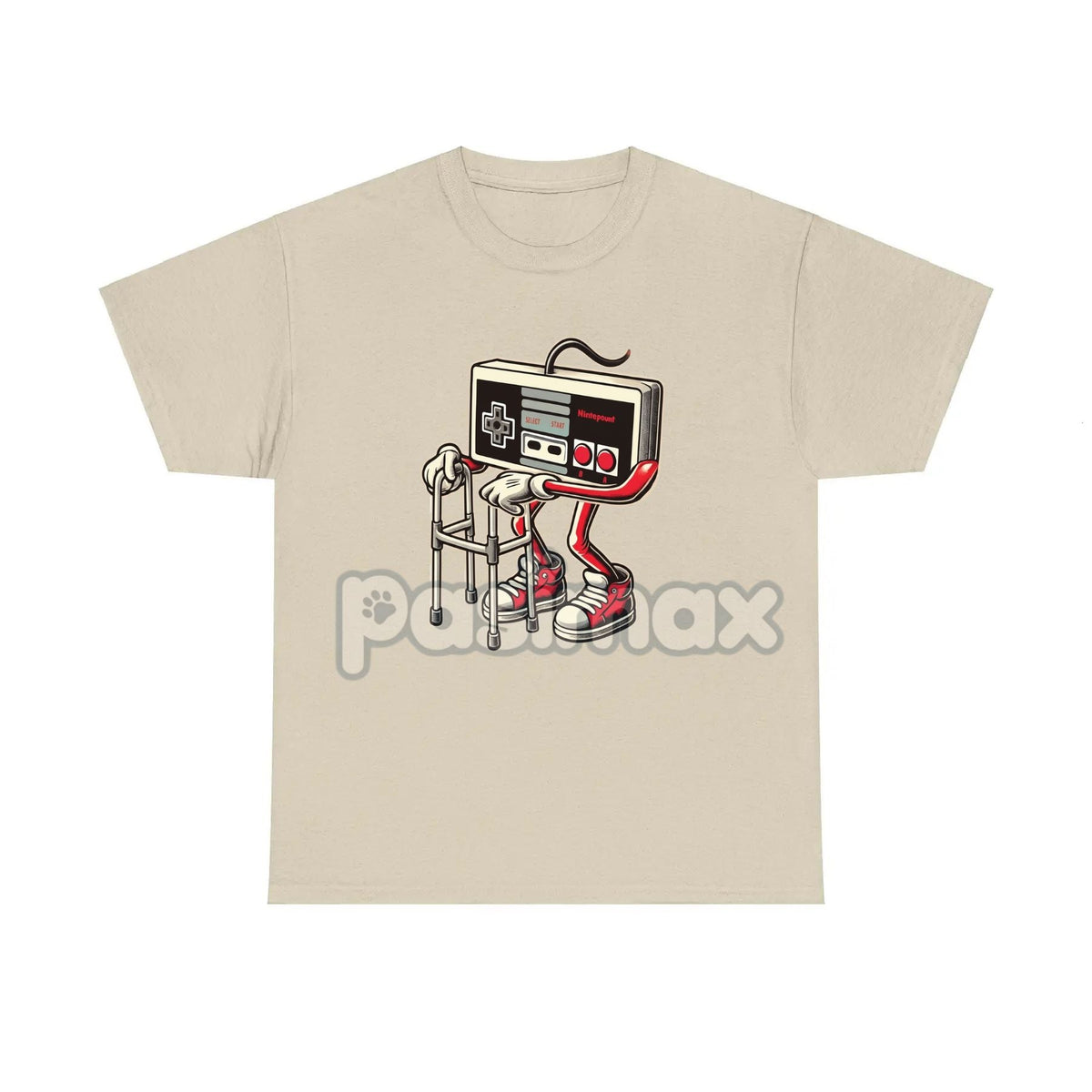 Retro Gaming Pattern T-Shirt - Fun Old Video Game Console Design, Nostalgic Gamer Tee