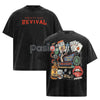 Retro Treaty Oak Revival Western T-Shirt – Cowboy Graphic Tee, Casual Comfort Cotton