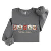 Retro Winter Stamp Sweatshirt | Vintage Holiday Postal Jumper | Nostalgic Christmas Mail Crewneck | Philately Gift