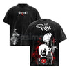 Reze Chainsaw Man T-Shirt – Vintage Washed Oversized Heavy Cotton Tee, Bomb Devil Graphic