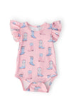 Ribbons & Rodeos S/S Flutter Bodysuit