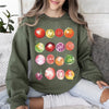 Ripe Tomato Print, Garden Fresh Garden Produce Theme Artwork For Garden Lovers Sweatshirt