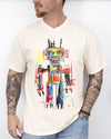Robot Art Graffiti Colorful Neo Expressionist Retro Pop Art Illustration Comfort Colors Tee