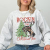 Rockin Around The Christmas Tree Cowboy Country Western Santa Xmas Holiday Celebration Sweatshirt