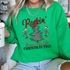 Rocking Around The Christmas Tree, Dancing Skeletons Holiday Party Edition Sweatshirt