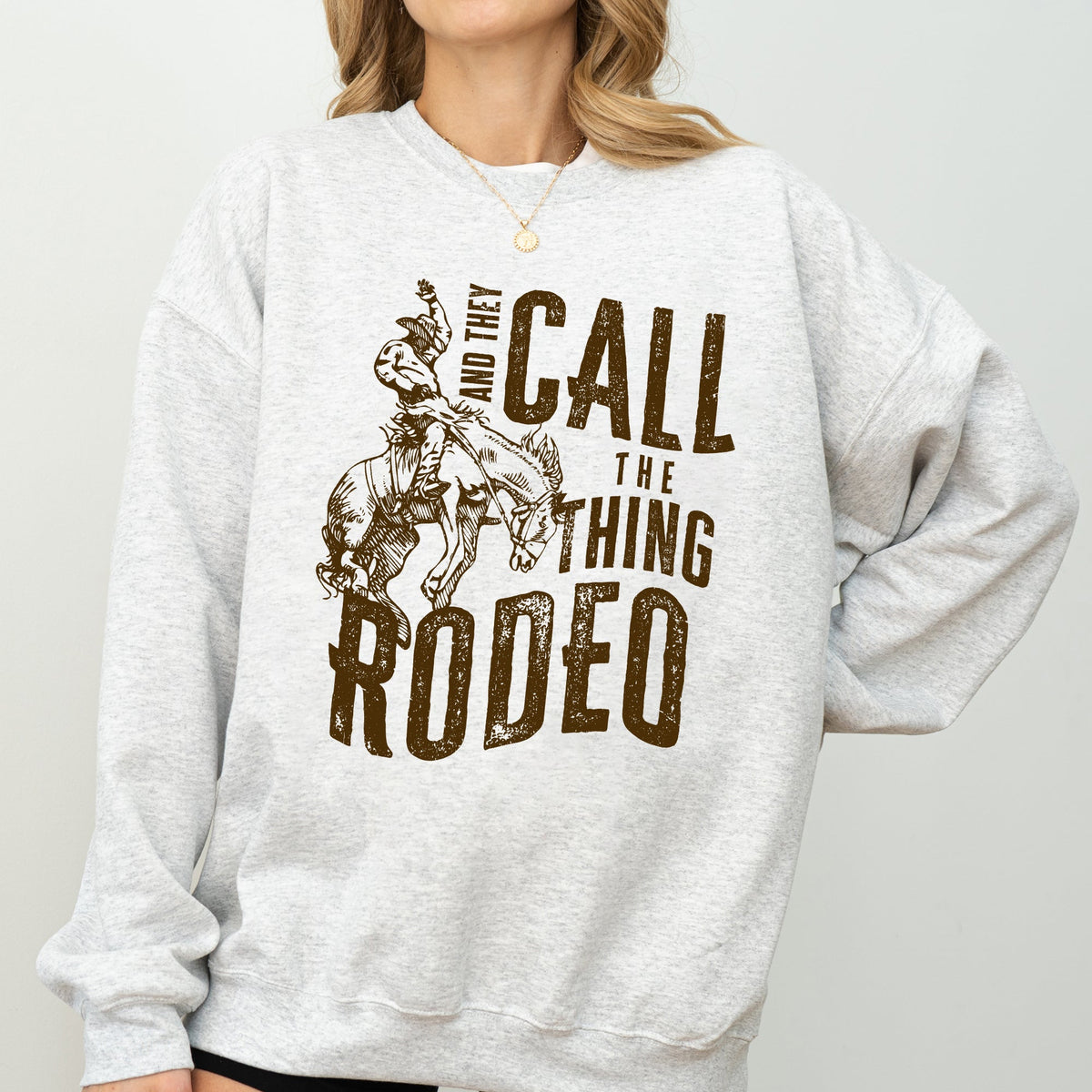 Rodeo Rider Bronco Bull Horse Cowboy Cowgirl Western Heritage Rodeo Spirit Collection Sweatshirt